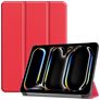 Mobigear Tri-Fold iPad Pro 11 Zoll (2025) Hülle Klapphülle - Rot