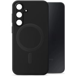 My Style Protective Flex Samsung Galaxy S25 FE MagSafe Hülle Flexibles TPU Backcover - Schwarz