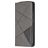 Mobigear Rhombus Slim Nokia 2.2 Hülle Klapphülle - Grau