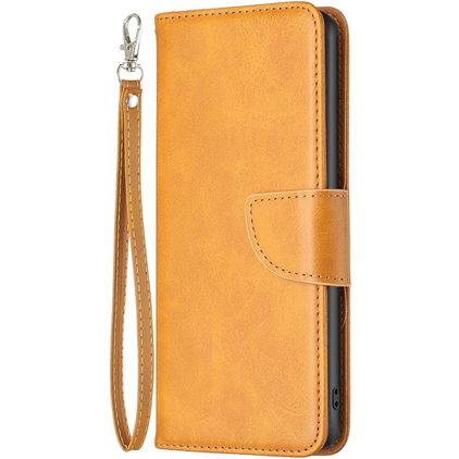 Mobigear Excellent Nothing Phone (1) Hülle Klapphülle Geldbörse - Cognac