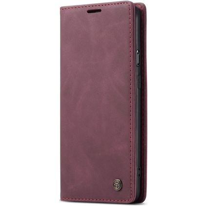 Caseme 013 OnePlus Nord Hülle Klapphülle Geldbörse - Rot