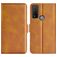 Mobigear Slim Magnet TCL 20 R 5G Hülle Klapphülle Geldbörse - Cognac