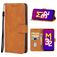 Mobigear Wallet Samsung Galaxy M32 5G Hülle Klapphülle Geldbörse - Braun