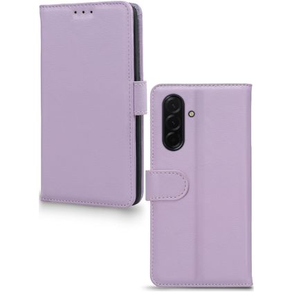 Mobilize Premium Gelly Samsung Galaxy A36 Hülle Klapphülle Geldbörse - Lila