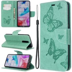 Mobigear Butterfly Xiaomi Redmi 8 Hülle Klapphülle Geldbörse - Türkis