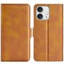 Mobigear Slim Magnet iPhone 16 Pro Max Hülle Klapphülle Geldbörse - Cognac
