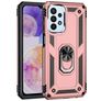 Mobigear Armor Ring Samsung Galaxy A23 Hülle Hardcase Backcover Stoßfest mit Ringhalter - Roségold