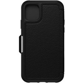 OtterBox Strada iPhone 11 Hülle Echtes Leder Klapphülle - Schwarz