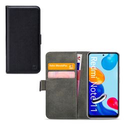 Mobilize Classic Gelly Wallet Xiaomi Redmi Note 10 4G Klapphülle Portemonnaie - Schwarz