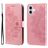 Mobigear Flowers iPhone 17 Hülle Klapphülle Geldbörse - Roségold