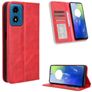 Mobigear Sensation Motorola Moto G04 Hülle Klapphülle Geldbörse - Rot