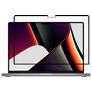 GrizzlyCoat MacBook Pro 16 Zoll (2021-2026) Displayschutz Anti-Glare Schutzfolie - Hüllenfreundlich - Schwarz Model A2485 / A2780 / A2991 / A3186 / A3428 / A3429