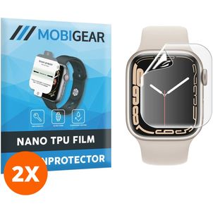 Mobigear Apple Watch - 41 mm Hydrogel-TPU Displayschutz - Hüllenfreundlich (2er Pack)