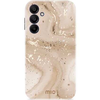 MIO Samsung Galaxy A15 MagSafe Hardcase Backcover - Gold Marble
