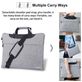 Haweel Oxford Laptop Aktentasche 15 - 16 Zoll Laptoptasche + Handgriff - Grau