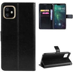 Mobigear Wallet iPhone 11 Hülle Klapphülle Geldbörse - Schwarz