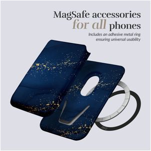 MIO Kartenetui - 3 Karten - MagSafe Kompatibel - Midnight Sparkle