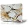 Mobigear Marble MacBook Pro 13 Zoll (2012-2015) Hardshell Hülle Laptop Cover MacBook Case - Braun - Modell A1425 / A1502