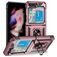 Mobigear Armor Ring Samsung Galaxy Z Flip 5 Hülle Hardcase Backcover Stoßfest mit Ringhalter - Roségold