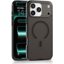 Mobigear Shockproof Grip iPhone 17 Pro Max MagSafe Hülle Hardcase Backcover - Schwarz