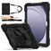 Mobigear SureGrip Xtreme Samsung Galaxy Tab A9 Plus (2023) Hülle Kunststoff / Silikon Backcover + Schultergurt + Ständer - Schwarz
