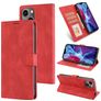 Mobigear Wallet iPhone 14 Hülle Klapphülle Geldbörse - Rot