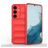 Mobigear Bumpy Samsung Galaxy S24 Plus Hülle Flexibles TPU Backcover - Rot