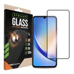Striker Xtreme Impact Samsung Galaxy A34 Panzerglas Gehärtetes Glas Displayschutz - Hüllenfreundlich