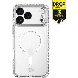 ITSKINS Level 2 HybridMagClear R Durchsichtig iPhone 17 Pro Max MagSafe Hülle Hardcase Backcover Stoßfest - Transparent