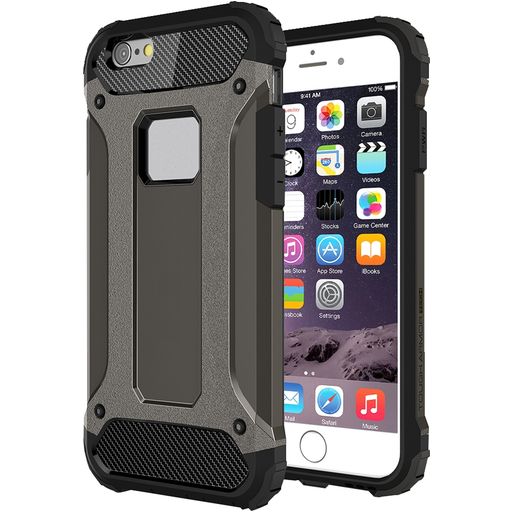 Mobigear Outdoor iPhone 6s Hülle Hardcase Backcover Stoßfest - Schwarz