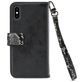 Mobilize Gelly Zipper iPhone XS Max Hülle Abnehmbare 2in1 Clutch - Schwarz