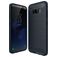 Mobigear Brushed Slim Samsung Galaxy S8 Hülle Flexibles TPU Backcover - Blau