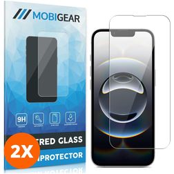 Mobigear iPhone 17e Panzerglas Displayschutz - Hüllenfreundlich (2er Pack)