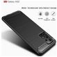 Mobigear Brushed Slim Samsung Galaxy A52s 5G Hülle Flexibles TPU Backcover - Schwarz