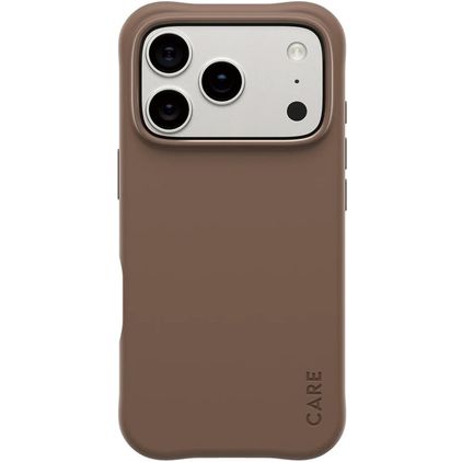 CARE by PanzerGlass Fashionable iPhone 17 Pro Silikon MagSafe Hülle Backcover - Espresso