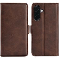 Mobigear Slim Magnet Samsung Galaxy A37 Klapphülle Portemonnaie - Braun