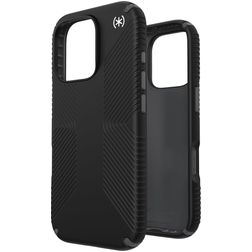 Speck Presidio2 Grip iPhone 16 Pro Hülle Hardcase Backcover Stoßfest - Schwarz