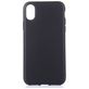 Mobigear Excellent iPhone XS Hülle Flexibles TPU Backcover - Schwarz