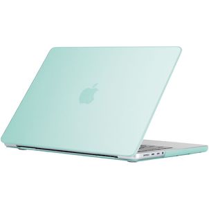 Mobigear Glossy MacBook Pro 16 Zoll (2021-2026) Hardcase Hülle MacBook Case - Grün - Model A2485 / A2780 / A2991 / A3186 / A3428 / A3429