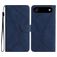 Mobigear Stitch iPhone Air Hülle Klapphülle Geldbörse - Blau