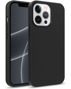 Mobigear Bio iPhone 13 Hülle Umweltfreundliches Backcover - Schwarz