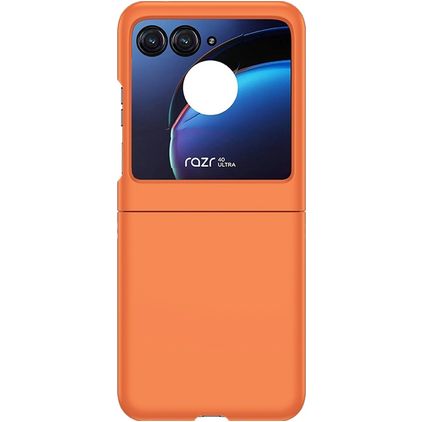 Mobigear Colors Motorola Razr 40 Ultra Hülle Hardcase Backcover - Orange