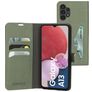 Mobiparts Classic Wallet Samsung Galaxy A13 4G Hülle Klapphülle Geldbörse - Stone Green