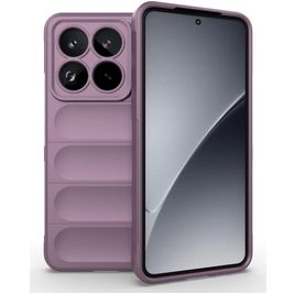 Mobigear Bumpy Xiaomi 15 Pro Hülle Flexibles TPU Backcover - Lila
