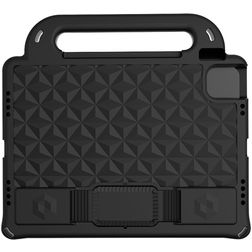 Mobigear Diamond iPad Pro 11 Zoll (2022) Tablet Hülle für Kinder mit Tragegriff - Schwarz