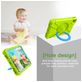 Mobigear RingGuard iPad Pro 11 Zoll (2022) Tablet Hülle für Kinder mit Tragegriff + Stifthalter - Grün