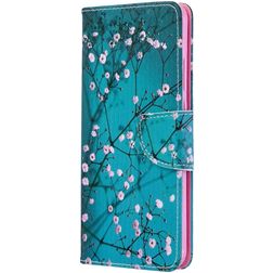 Mobigear Colored Drawing Pattern Wallet Case Blossom Huawei P40 Pro