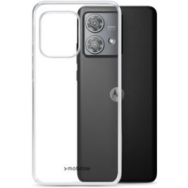 Mobilize Gelly Durchsichtig Motorola Edge 40 Neo Hülle Flexibles TPU Backcover - Transparent