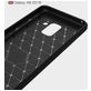 Mobigear Brushed Slim Samsung Galaxy A8 (2018) Hülle Flexibles TPU Backcover - Rot