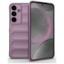Mobigear Bumpy Samsung Galaxy S25 Plus Hülle Flexibles TPU Backcover - Lila